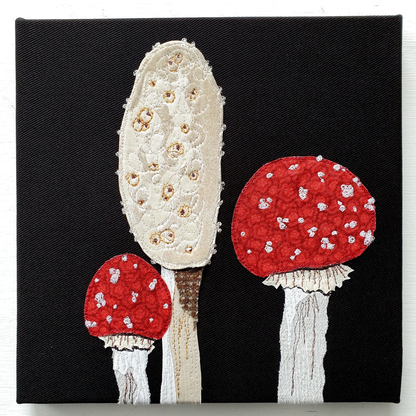 Mushroom 2 - Framed 10"x10"