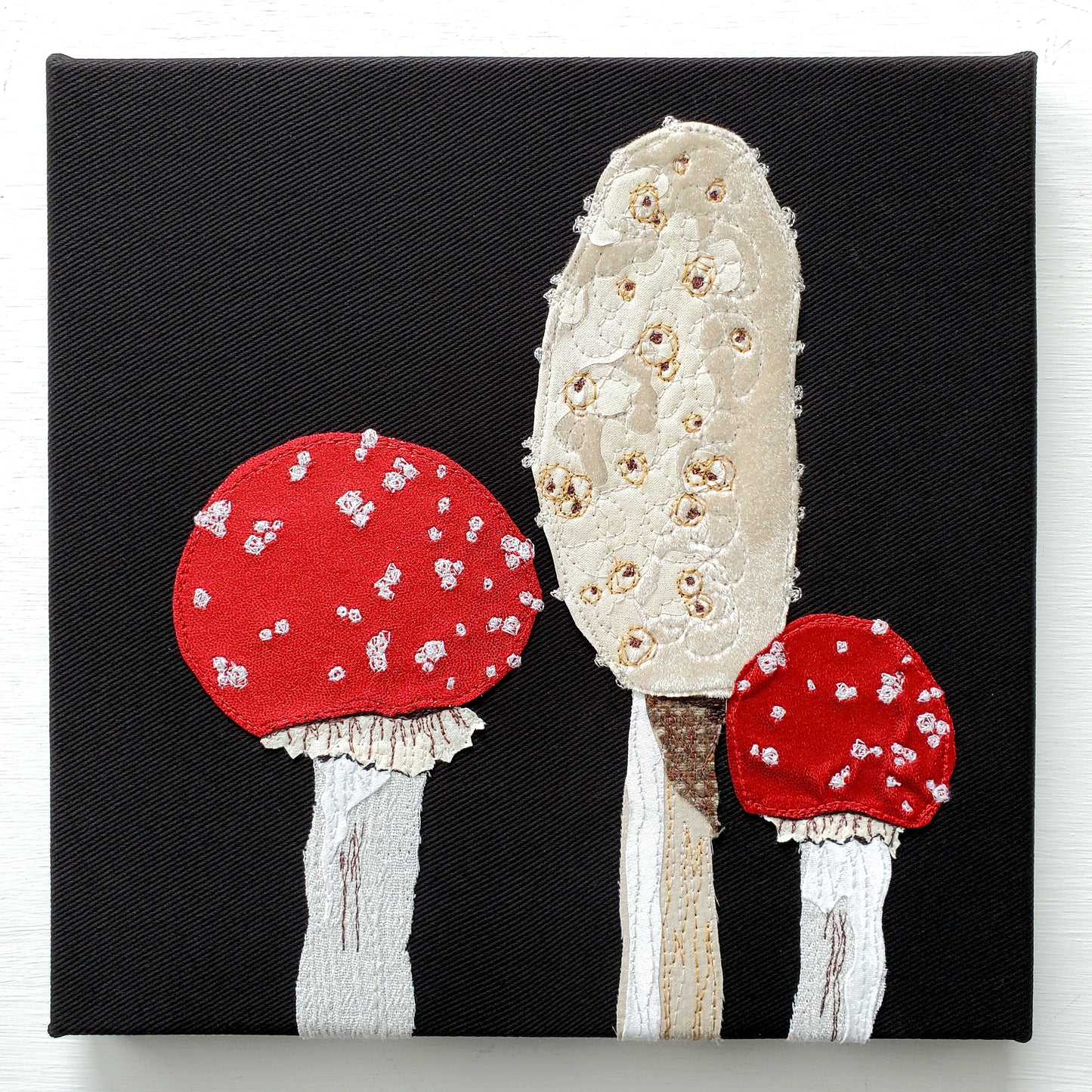 Mushroom 2 - Framed 10"x10"